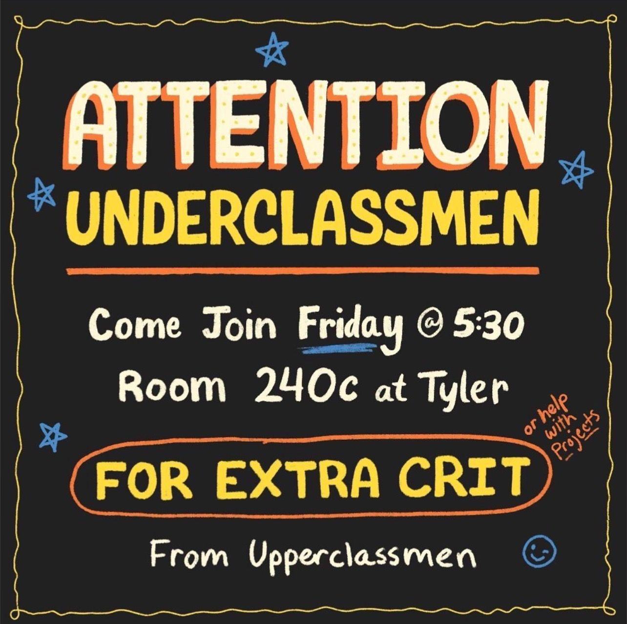 Extra crit announcement post, before the rebrand